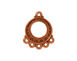 TierraCast Antique Copper (plated) Bali 1-5 Link 18x22mm