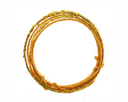 Saffron WoolyWire 24 gauge, 3 feet
