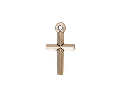 TierraCast Antique Silver (plated) Classic Cross 11x20mm