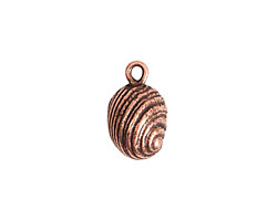 Nunn Design Antique Copper (plated) Snail Charm 10x16mm