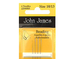 John James Size 10/13 Beading Needles