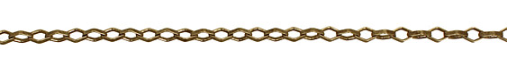 Antique Brass (plated) Diamond Chain