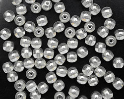 Czech Glass Luster Crystal Round 4mm
