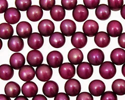 Berry Pink Dancing Button 6-6.5mm