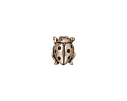 TierraCast Antique Silver (plated) Lady Bug 10x8mm