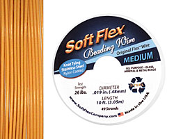 Soft Flex Citrine .019" (Medium) 49 Strand Wire 10ft.