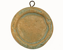 Gaea Ceramic Aqua on Buff Round Bezel 29mm