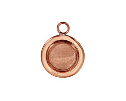 Copper Lipped Circle Bezel 18mm