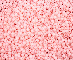 TOHO Ceylon Frosted Innocent Pink Round 11/0 Seed Bead