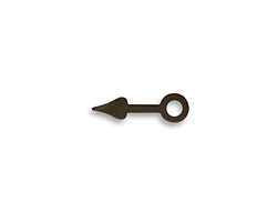 Vintaj Natural Brass Short Clock Hand Fastenable 5x15mm