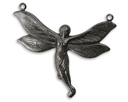 Vintaj Arte Metal Fairy Flight Link 42x35mm