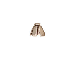 TierraCast Antique Silver (plated) Faceted Cone 8x9mm