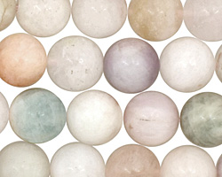Beryl Morganite Round 12mm