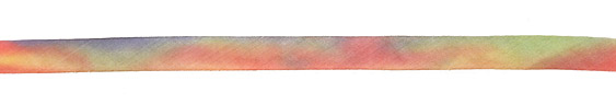 Painted Desert Hand Dyed 100% Silk Ribbon 7/16"