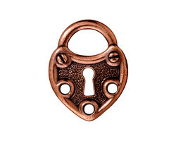 TierraCast Antique Copper (plated) Lock Link 19x25mm