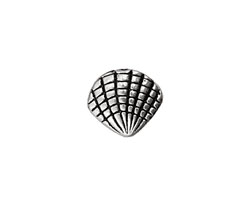 Pewter Clamshell 12x14mm