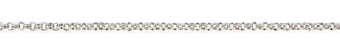 Silver (plated) Double Cable Chain