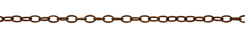Vintaj Natural Brass Fine Oval Cable Chain