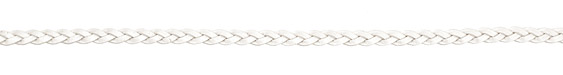 Pearl Flat Braided Leather Cord 5mm