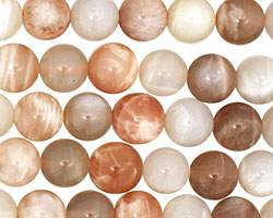 Moonstone (multi) Round 8mm