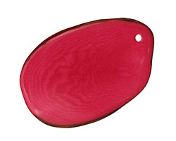 Tagua Nut Hot Pink Potato Chip 30-37x37-47mm