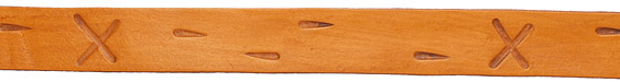 Caramel X Track Leather Strap 36"x20mm