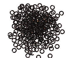Artistic Wire Black Chain Maille Jump Ring 2.38mm, 20 gauge