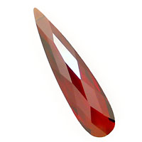 Salsa Faceted Flat Teardrop 9x36mm