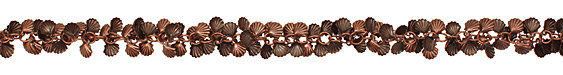 Antique Copper (plated) Sea Shell Chain