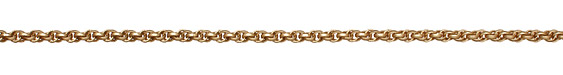 Satin Hamilton Gold (plated) Spiral Rope Chain
