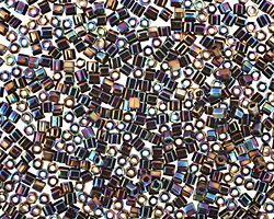 TOHO Metallic Rainbow Iris Hex 11/0 Seed Bead