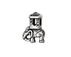 Pewter Traveling Elephant 15x20mm