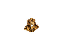 TierraCast Antique Gold (plated) Frog 7x10mm