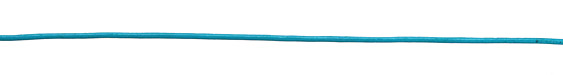 Turquoise Round Leather Cord 2mm