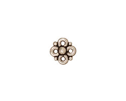 TierraCast Antique Silver (plated) Cloverleaf Link 8mm