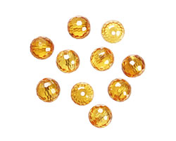 Sunshine Faceted Round 8mm