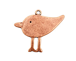 Ezel Findings Antique Copper Big Bird Pendant 31x26mm