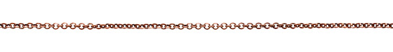 Antique Copper (plated) Beveled Cable Chain