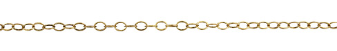 Antique Gold (plated) Oval Cable Chain
