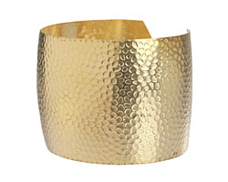 Brass Textured Cuff 62x44mm