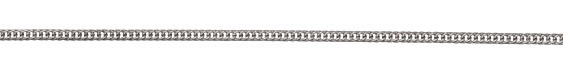Silver (plated) Woven Curb Chain