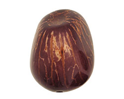 Tagua Nut Peony Nugget 40-45x32-36mm