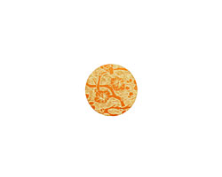 Lillypilly Orange Cherry Blossom Anodized Aluminum Disc 11mm, 24 gauge