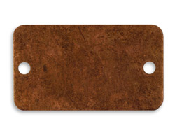 Vintaj Artisan Copper Rectangular Bracelet Altered Blank 40x23mm