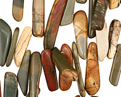 Red Creek Jasper Stick Graduated 4-6x12-40mm