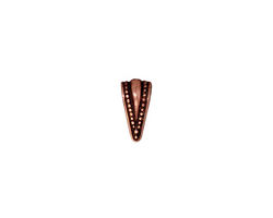 TierraCast Antique Copper (plated) Royal Pinch Bail 5x10mm