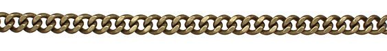 Antique Brass (plated) Large Curb Chain