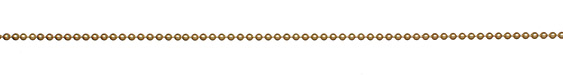 Satin Hamilton Gold (plated) Ball Chain