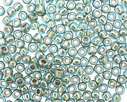 TOHO Aqua (with Gold Lining) Round 6/0 Seed Bead