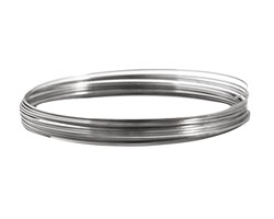 Remembrance Stainless Steel Memory Wire Large Bright Bracelet .25 oz.